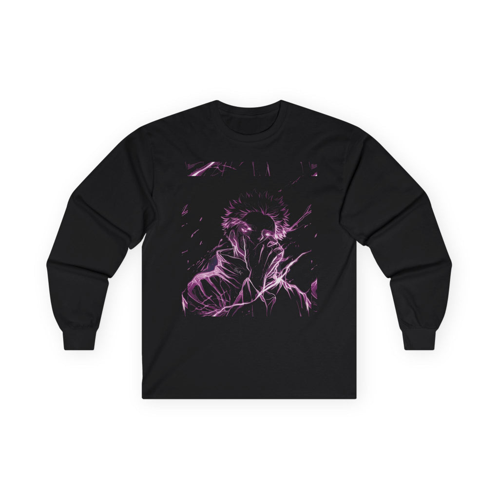 Unisex JuJutsu Long Sleeve Tee - Anime Style Shirt, Gym Wear, Gift for Martial Arts Enthusiasts, Manga Fan Apparel, Casual Streetwear