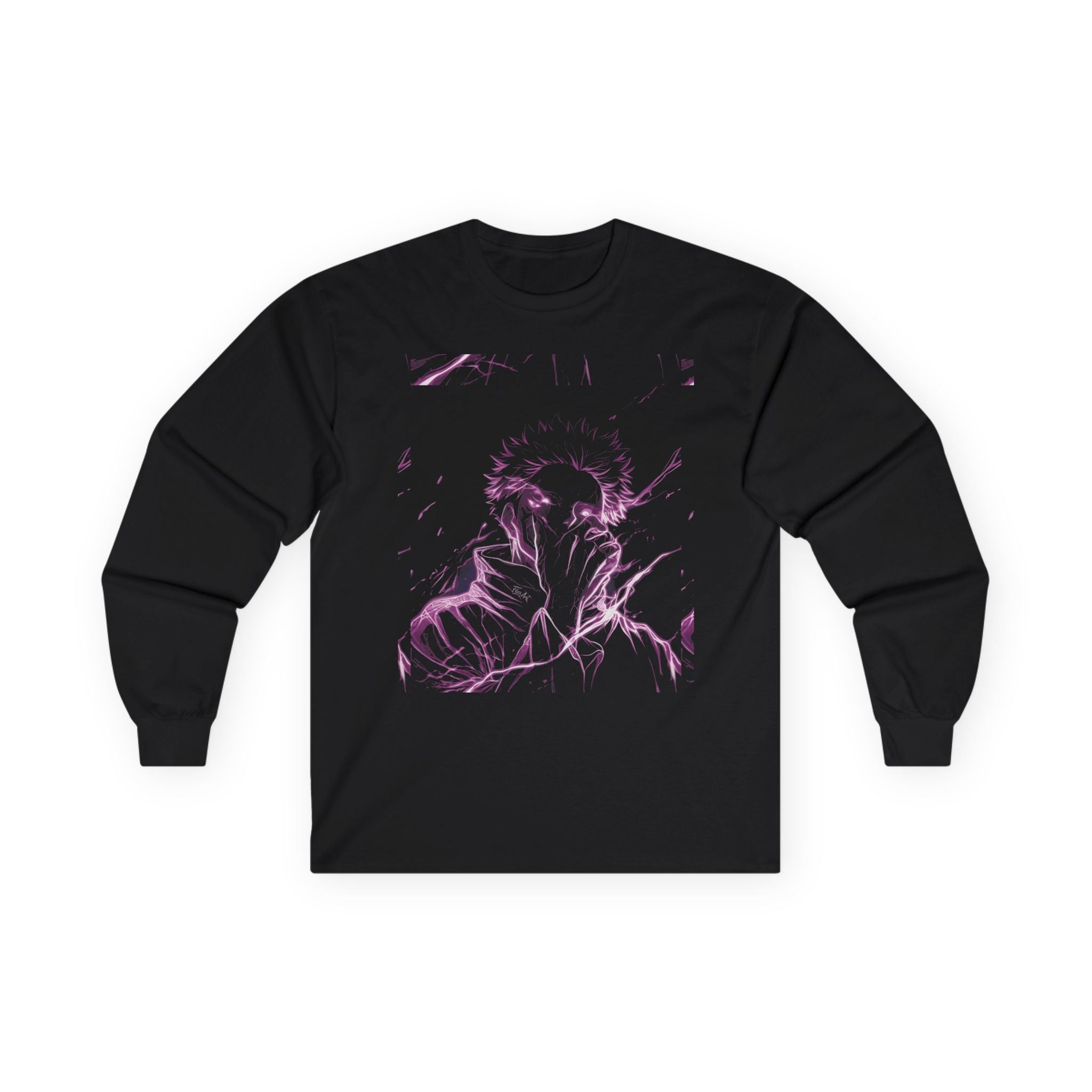 Unisex JuJutsu Long Sleeve Tee - Anime Style Shirt, Gym Wear, Gift for Martial Arts Enthusiasts, Manga Fan Apparel, Casual Streetwear